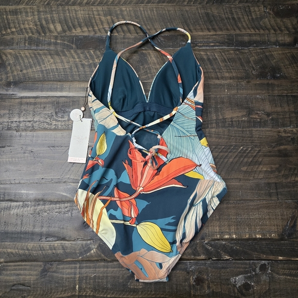 CALIA Tropical Strappy One Piece Swimsuit | 4 - Picture 2 of 6